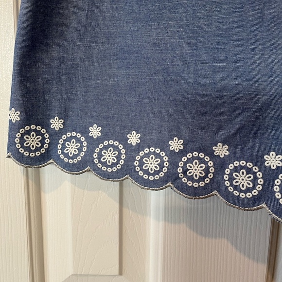 Girls Nautica chambray size 6x dress, NWT - Picture 2 of 8